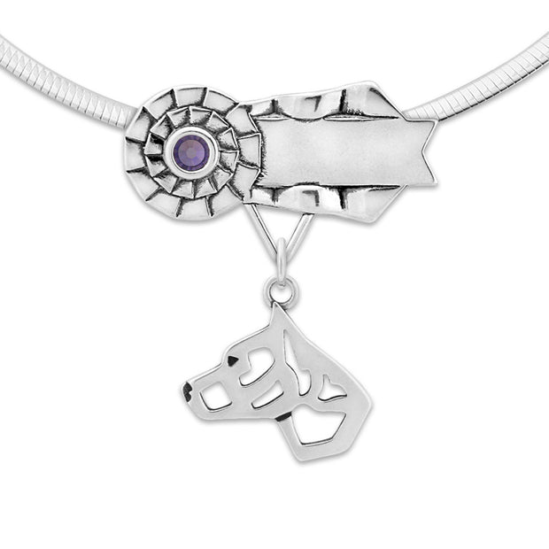 American Staffordshire Terrier Best In Show Necklace & Jewelry, Custom Dog Title Gifts