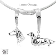 Sterling Silver Longhaired Dachshund Necklace & Gifts