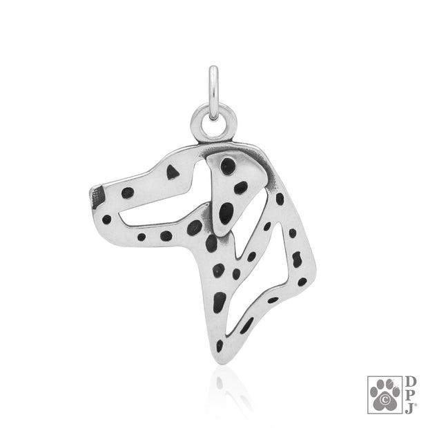 Dalmatian Pendant Necklace in Sterling Silver