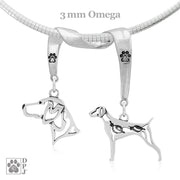 Sterling Silver German Shorthaired Pointer Necklace & Gifts