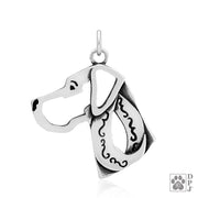 Great Dane Necklace Jewelry in Sterling Silver