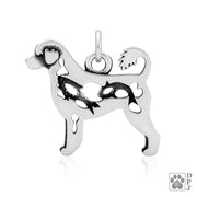 Portuguese Water Dog Necklace Jewelry in Sterling Silver