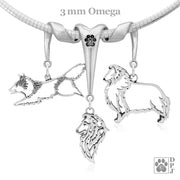 Sterling Silver Shetland Sheepdog Necklace & Fine Jewelry