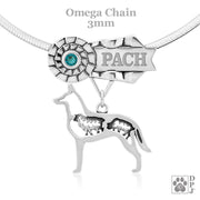 Belgian Malinois PACH Jewelry in sterling silver, Belgian Malinois Best In Show Jewelry in sterling silver