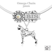 Best In Show Boxer Necklace Pendant, Grand Champion Dog Gifts
