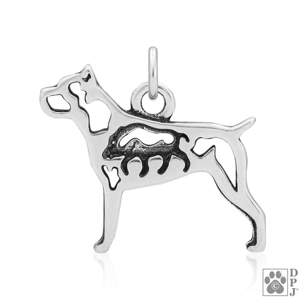 Cane Corso Necklace Jewelry in Sterling Silver