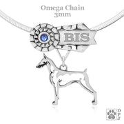 Best In Show Doberman Pinscher Necklace Pendant, Grand Champion Dog Gifts