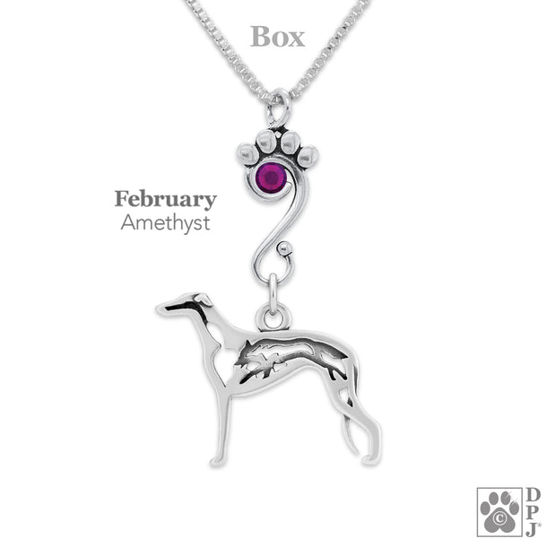 Crystal Greyhound w/Fox Necklace, Body