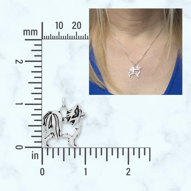 Papillon Necklace Jewelry in Sterling Silver