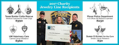 Dazzling Paws Jewelry has donated more than $6,550 to animals in need.