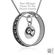 Paw Print Bling with Close To My Heart Necklace