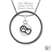 Paw Print Bling with Close To My Heart Necklace