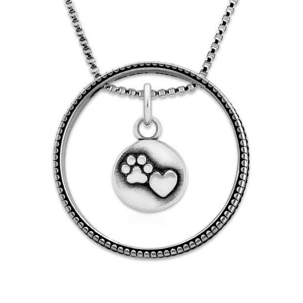 Paw Print Enhancer with Close To My Heart Necklace