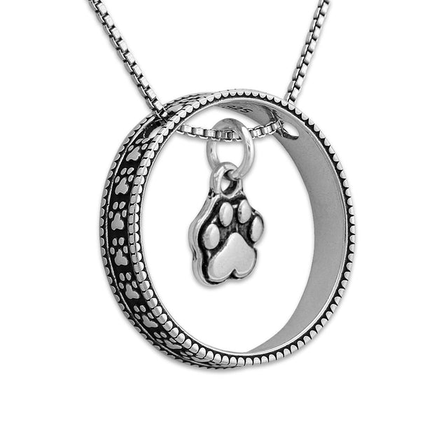 Paw Print Bling with Pitter Patter Paws Necklace