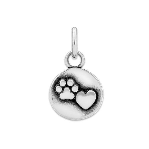 Paw and Heart Necklace, Close To My Heart Pendant