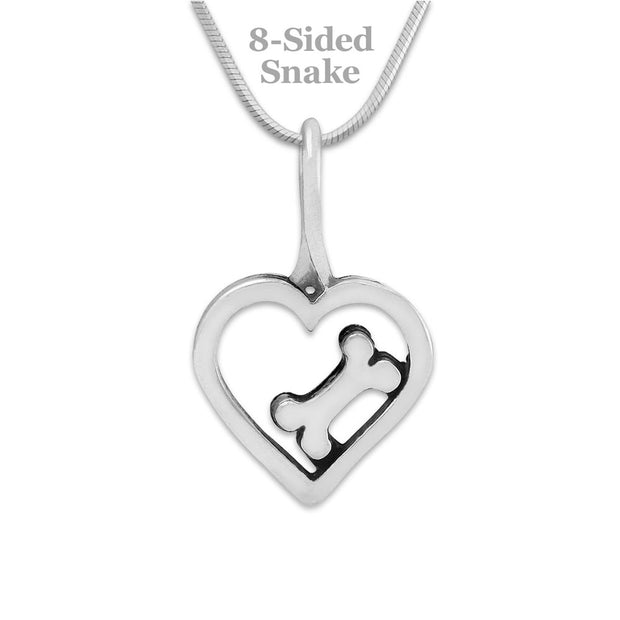 Dog Bone Necklace, Bona Fide Love Pendant
