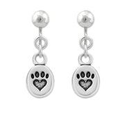 Paw Print Earrings, We Love Paws