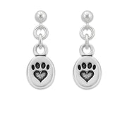 Paw Print Earrings, We Love Paws