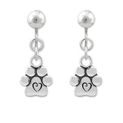 Puppy Love Paw Dangle Earrings