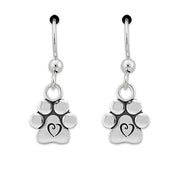 Puppy Love Paw Dangle Earrings