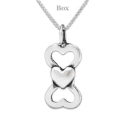 Bone and Heart Necklace,  I Love Treats Pendant