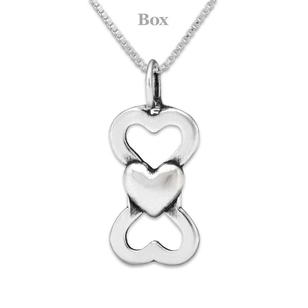Bone and Heart Necklace,  I Love Treats Pendant