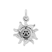 Paw Print Necklace, You Light Up My Life Pendant