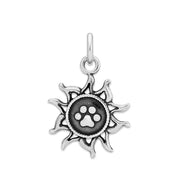 Paw Print Necklace, You Light Up My Life Pendant