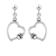 Paws on my Heart Earrings