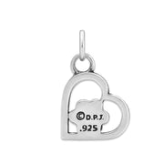 Paw and Heart Necklace, You Walked Into My Heart Pendant