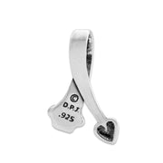Paw and Heart Necklace, Canine Ties of Love Pendant
