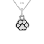 Paw Necklace, Tiny Paws Pendant
