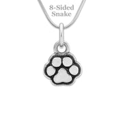 Paw Necklace, Tiny Paws Pendant