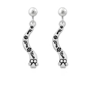 Paw Print Earrings, The Path