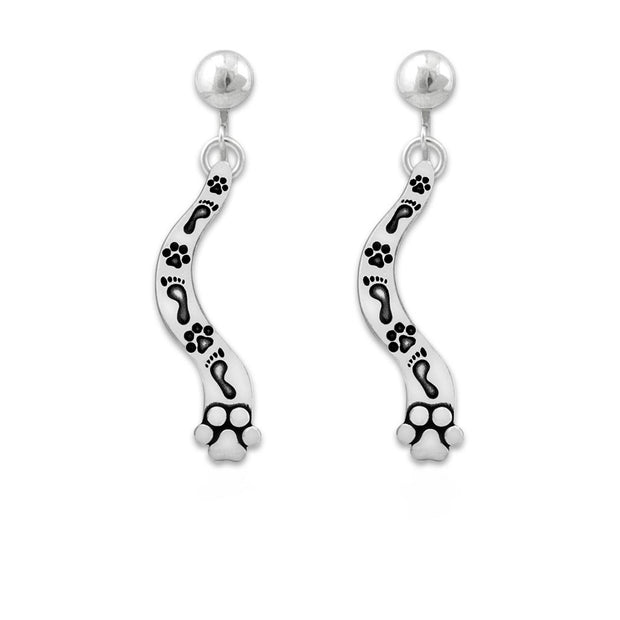 Paw Print Earrings, The Path