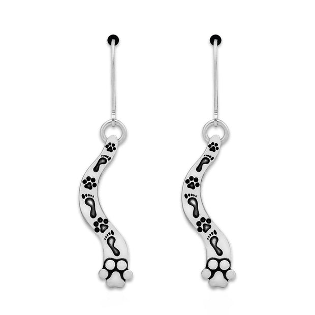 Paw Print Earrings, The Path