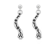 Paw Print Earrings, The Path