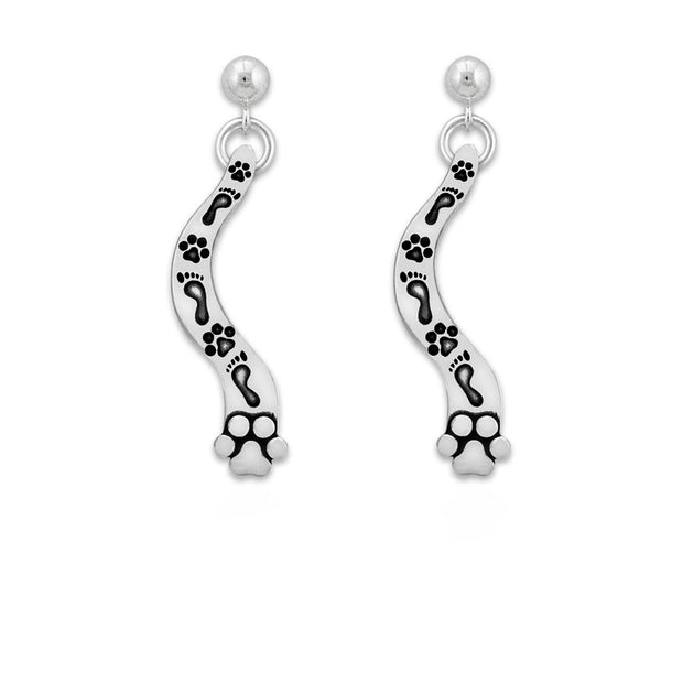 Paw Print Earrings, The Path