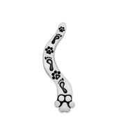 Paw Print Necklace, The Path Pendant