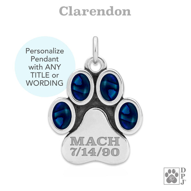 Personalized Paw Print Necklace, Ultimate PawFection Pendant
