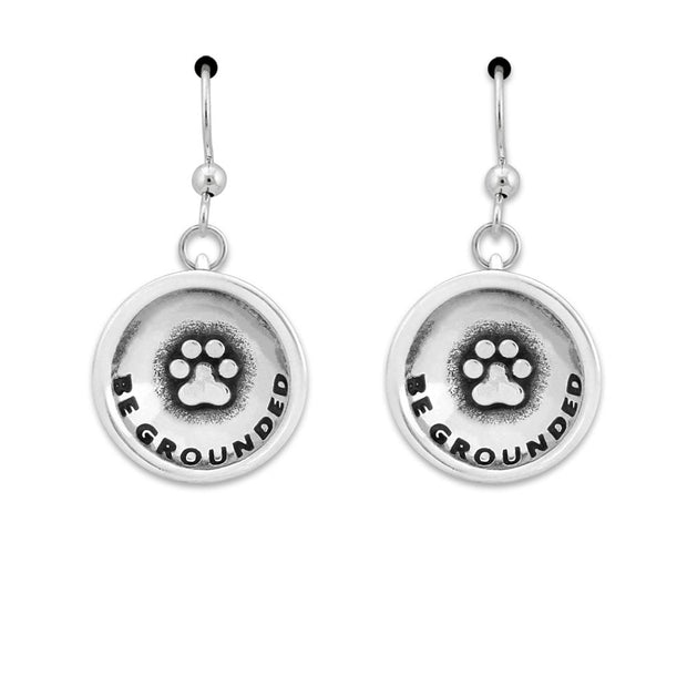 Paw Print Earrings, Be Grounded