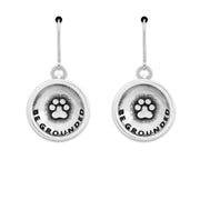 Paw Print Earrings, Be Grounded