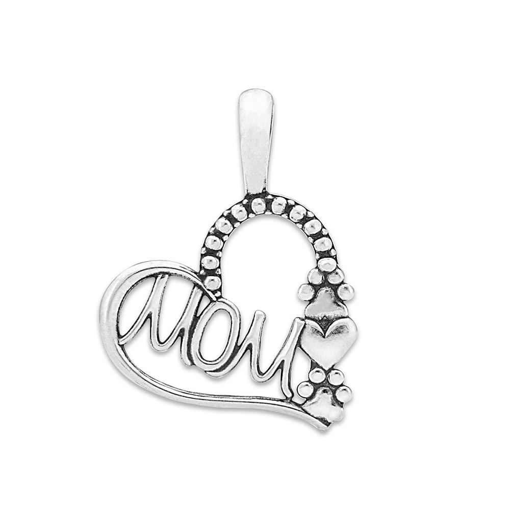 Dog Mom Necklace, Pawsome Mom Pendant – Dazzling Paws