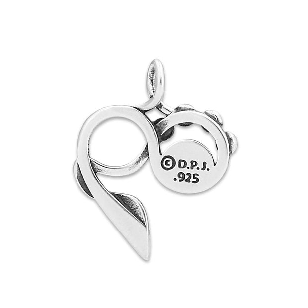 Paw Print Necklace, Infinite Love Pendant