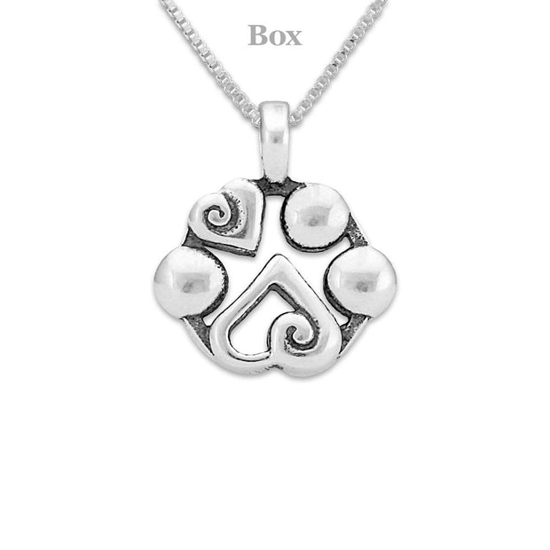 Paw Necklace, Heart 2 Heart Pendant