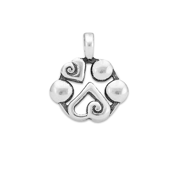 Paw Necklace, Heart 2 Heart Pendant
