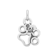 Paw Print Necklace, Endless Love Pendant