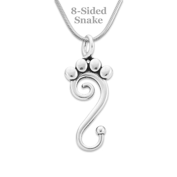 Paw Print Charmholder, Pawtner For Life Pendant