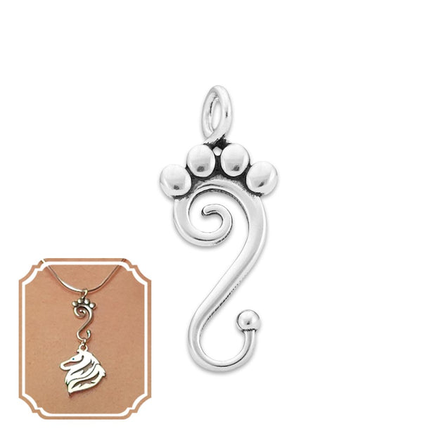 Paw Print Charmholder, Pawtner For Life Pendant