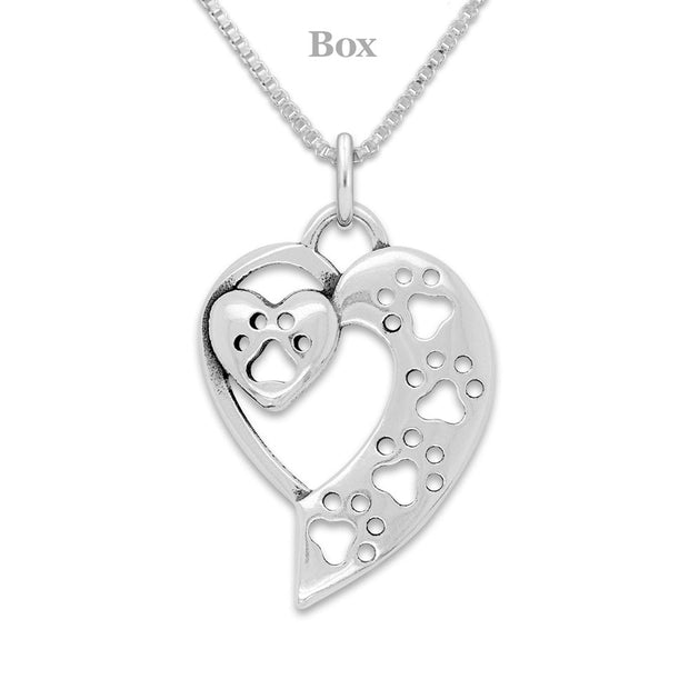 We Love All Paws Necklace Pendant and Gifts